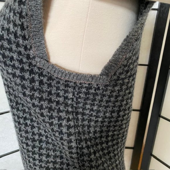 Jones New York Houndstooth Wool Vest - Vintage - Picture 6 of 16